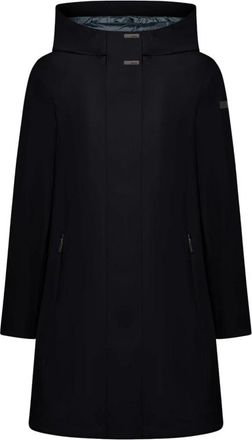 Roberto Ricci Design Montecristo Floating Lange Jas - Dames - Gewatteerde jassen - Zwart - L - Polyester - Jassen