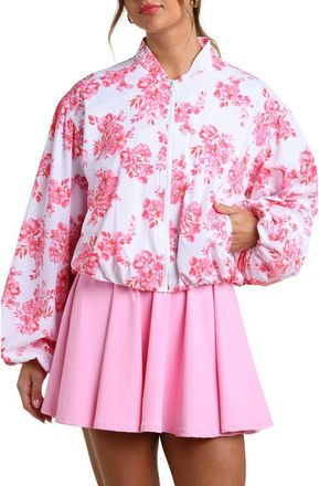 La Blanca Rally Rose Full-Zip Jacket in White at Nordstrom, Size X-Small