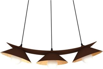 Lumicom Miller lámpara de techo X3 hoja negro