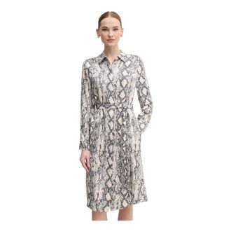 Oui Alyssa Jurk - Dames - Shirt Kleedjes - Veelkleurig - XS - Kleedjes
