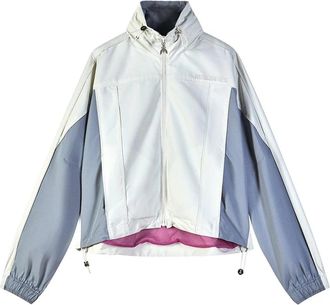 Patrizia Pepe Licht jack - Dames - Zomerjassen - Veelkleurig - L - Leer - Jassen