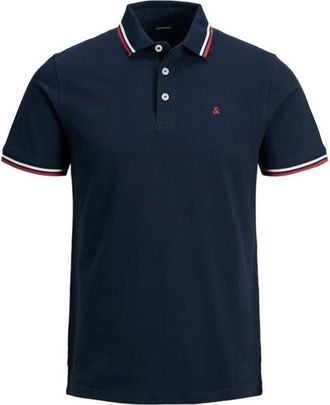 Jack & Jones Polo Shirt - Heren - Polos - Blauw - L - Tops