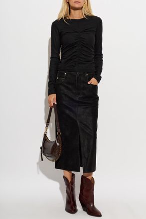 Isabel Marant Bisane Skirt, Womens, Black