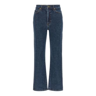 Khaite Abigail Stretch Jean - Dames - Jeans - Blauw - Maat: W25 Katoen