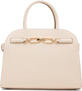 Anne Klein Medium Curved Satchel Bag in Parchment at Nordstrom Rack