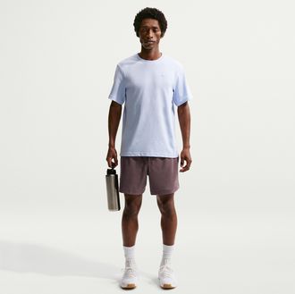 Nike Mens Primary NanoKnit Dri-FIT 7 Performance Shorts in Purple | II1310-502