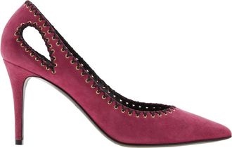 Roberto Cavalli Violet Leather Pumps Brand Size 38 ( US Size 8 )