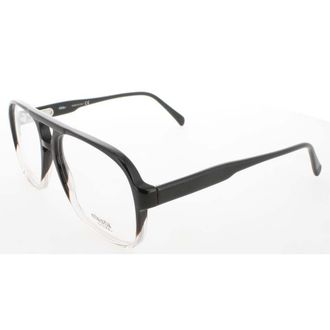 Elasta Mens Brown Rectangular Eyeglass Frames E1545N0YL358