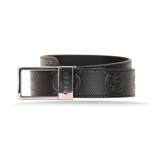 Gucci Leren Riem - Heren - Riemen - Zwart - 65 CM - Leer - Accessoires