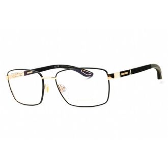 Chopard Mens Rose Gold Tone Rectangular Eyeglass Frames VCHG88V