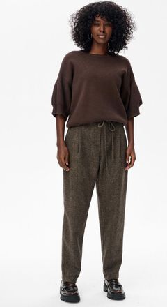 OEM Pantalones Halinka Color Chocolate Claro Para Mujer, Talla 36