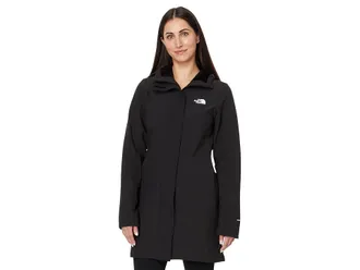 The North Face Shelbe Raschel Parka Womens Clothing TNF Black-NPF : MD, Elastane/Fleece/Polyester