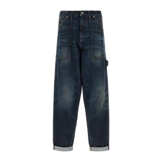 Dolce & Gabbana Loose-fit Jeans, male, Blue, Size: XL Denim Trousers