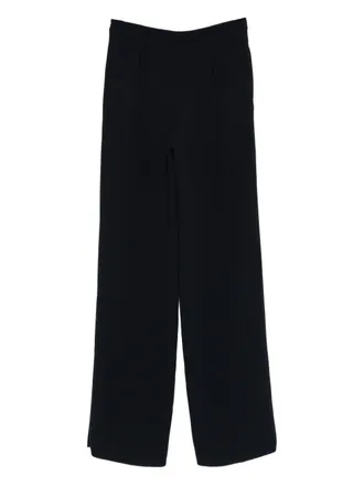 Emporio Armani Elasticated Waistband Trousers - Black