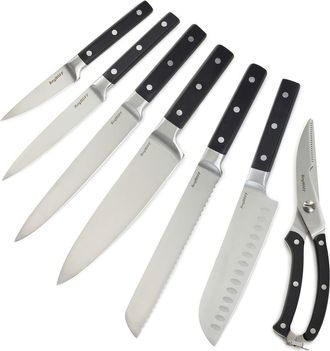 Berghoff Dina Gene Stainless Steel 7-Piece Knife Set in Black at Nordstrom Rack