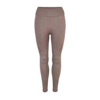 Usa Pro Naadloze leggings met hoge taille voor dames (Mokka)