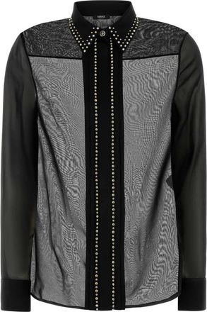 Versace Informal Shirt - Dames - Overhemden - Zwart - M - Overhemden