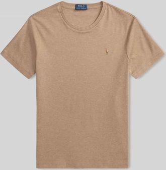 Polo Ralph Lauren Regular Fit T-Shirt aus reiner Baumwolle in Sand, Gr&ouml;&szlig;e XXL