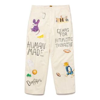 Human Made Printed Chino Pants White HM26PT005