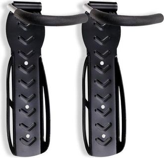 OEM Gancho De Pared Para Bicicleta - Gancho Fijo - Soporte Para Bicicleta, Soporte De Pared - Negro, 2 Unidades
