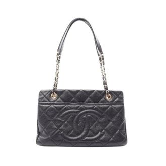 Chanel Pre-owned Matelasse Grained Calf Tote Bag - Dames - Pre-owned - Zwart - Maat: ONE Size Leer