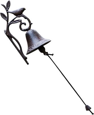 OEM Campana De Pared De Hierro Fundido Estilo Vintage, Campana Colgante R&uacute;stica Americana, Para Porche/jard&iacute;n
