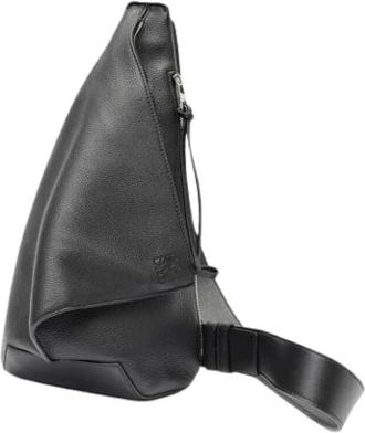 Loewe Pre-owned Cross Body Bags, female, Black, Size: ONE SIZE Pre-owned Leather Shoulder Bag