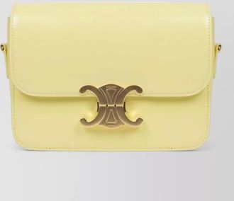 Celine leather teen triomphe shoulder bag