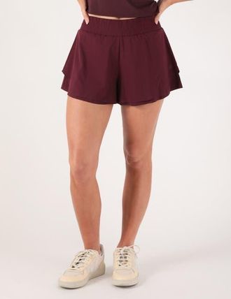 Glyder Breeze Fit Short in Crimson Velvet at Nordstrom, Size X-Small