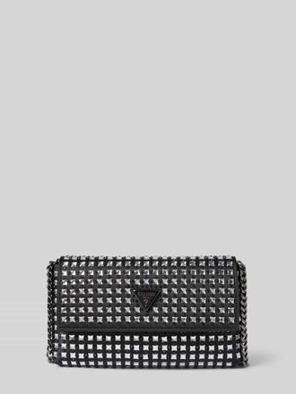 Guess Umh&auml;ngetasche mit Ziersteinbesatz Modell ZALINA in Black, Gr&ouml;&szlig;e 1