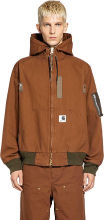 sacai Carhartt WIP Washed Duck Hooded Blouson