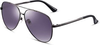 Generic Polarized Sunglasses for Men - HD Driving with Flexible Temple, Double Beam Frame, and Effective Anti-glare for Driving and Fishing