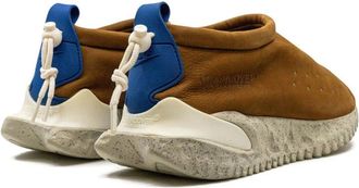 Nike Mens Moc Flow Sneaker Brown Leather Upper Rubber