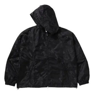 A Bathing Ape Solid Camo Hark Full Zip Jacket Black 1L30-140-301-BLK