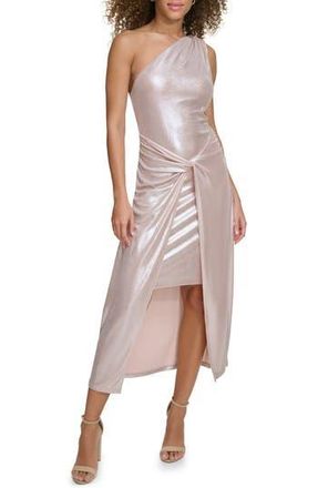 Siena My Balconia Liquid Knit Walk Thru Dress in Champagne at Nordstrom Rack, Size 12