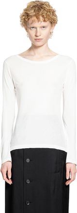 Yohji Yamamoto WOMAN BLACK T-SHIRTS & TANK TOPS