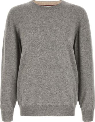 Brunello Cucinelli Gray Cashmere Mens Cardigan