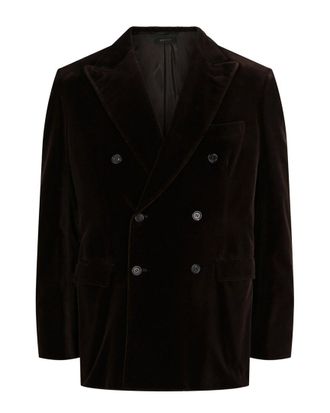 Brioni Double-Breasted Velvet Smoking Jacket