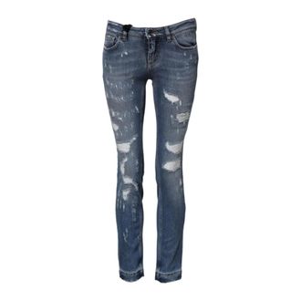 Dolce & Gabbana Skinny Jeans, female, Blue, Size: 2XS Pretty Skinny Jeans