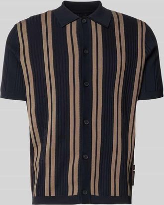 Marc O'Polo Regular Fit Poloshirt aus reiner Baumwolle Marc OPolo &times; DFB Travel Collection in Dunkelblau, Gr&ouml;&szlig;e XXXL