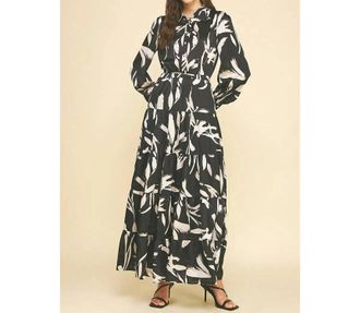 Pinch Design Henrietta Tiered Dress In Black