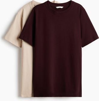 H&M MAMA Before & After 2er-Pack Stillshirts - Red