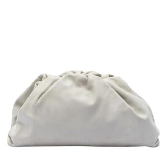 Bottega Veneta Pre-owned Clutches, female, White, Size: ONE SIZE Pre-owned Vintage Pouch