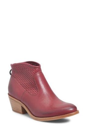 S&ouml;fft Aisley Perforated Bootie in Damasco Red at Nordstrom Rack, Size 6.5