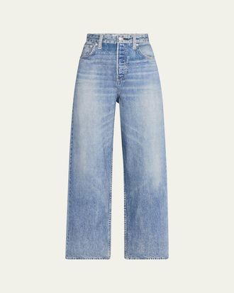 Rag & Bone rb Miramar Andi Cotton-Terry Ankle Jeans