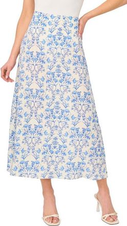 CeCe by Cynthia Steffe A-Line Maxi Skirt in Blue Bonnet at Nordstrom, Size X-Large