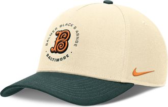 Nike Baltimore Orioles City Connect Rise Nike Mens Dri-FIT MLB A-Frame Adjustable Hat in Brown | NB460HP3OLE-NLH