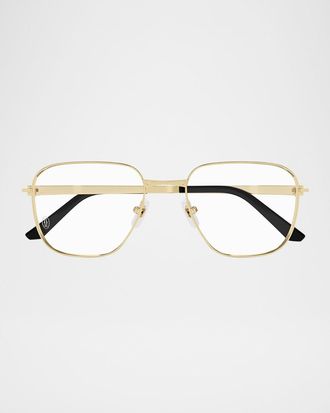 Cartier Men & apos;s Titanium Aviator Optical Frames
