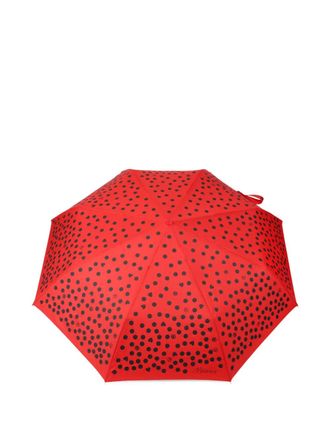Moschino Ombrello a pois - Rosso