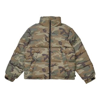 SUPREME FW18 Reflective Camo Woodland Down Jacket Olivegreen SUP-FW18-1086